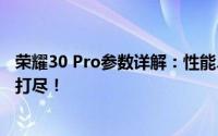 荣耀30 Pro参数详解：性能、摄像头、电池及更多特色一网打尽！