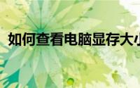 如何查看电脑显存大小？全面解析显存信息