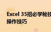 Excel 35招必学秘技：掌握高效数据处理与操作技巧