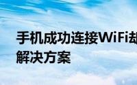 手机成功连接WiFi却无法上网：原因解析与解决方案
