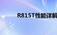 R815T性能详解与技术特性概览