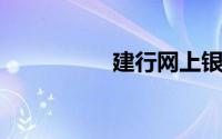 建行网上银行开通指南