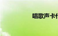 唱歌声卡什么牌子好