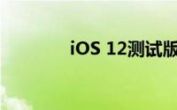 iOS 12测试版描述文件详解