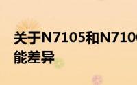 关于N7105和N7100的区别：深入了解其性能差异