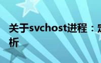 关于svchost进程：定义、功能及常见问题解析