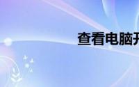 查看电脑开机启动项