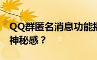 QQ群匿名消息功能揭秘：保护隐私还是制造神秘感？