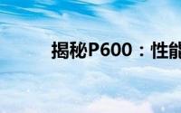 揭秘P600：性能卓越的工作利器