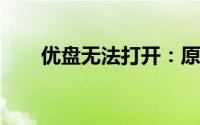 优盘无法打开：原因分析与解决方案