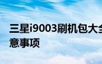 三星i9003刷机包大全：最新固件、教程及注意事项