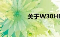 关于W30HD的全面解析