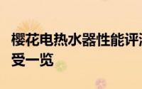 樱花电热水器性能评测：品质、功能及使用感受一览