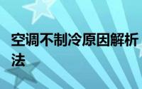 空调不制冷原因解析：常见故障排除与解决方法