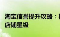 淘宝信誉提升攻略：揭秘如何有效刷信誉提升店铺星级