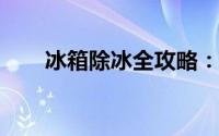 冰箱除冰全攻略：轻松解决结冰问题