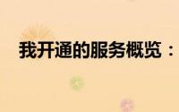 我开通的服务概览：一站式服务体验解析