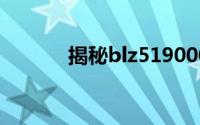 揭秘blz51900012背后的故事