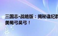 三国志·战略版：揭秘逢纪群盾黑科技，力克T1五虎枪，媲美蜀弓吴弓！