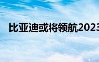 比亚迪或将领航2023年智能驾驶普及浪潮