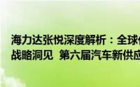 海力达张悦深度解析：全球化供应链中深度本地化的实践与战略洞见  第六届汽车新供应链大会纪实