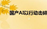 国产AI以行动击碎仅模仿无创新质疑