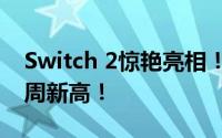 Switch 2惊艳亮相！任天堂股价飙升，创52周新高！