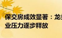保交房成效显著：龙头房企引领交付大潮，行业压力逐步释放