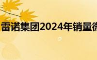 雷诺集团2024年销量微增3%，面临行业挑战