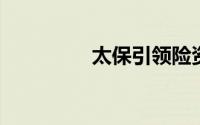太保引领险资举牌新热潮