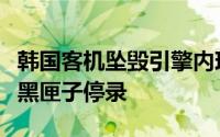 韩国客机坠毁引擎内现鸟类羽毛，疑似鸟撞致黑匣子停录