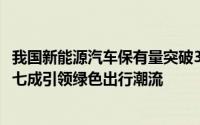 我国新能源汽车保有量突破3000万辆大关，纯电动车占比超七成引领绿色出行潮流