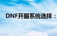 DNF开服系统选择：深度剖析与策略建议