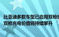 比亚迪多款车型已启用双枪快充技术，博主预测：至2025年双枪充电价值将持续攀升
