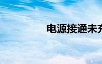电源接通未充电怎么回事