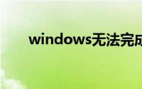 windows无法完成格式化u盘怎么办