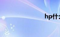 hp什么意思