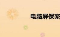 电脑屏保密码怎么设置