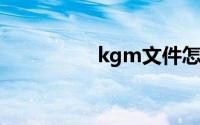 kgm文件怎么改成mp3