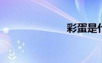 彩蛋是什么意思