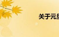 关于元旦的成语