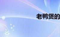 老鸭煲的做法大全
