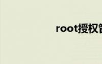 root授权管理怎么弄