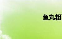 鱼丸粗面 麦兜