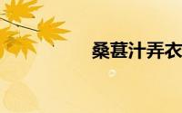 桑葚汁弄衣服上怎么洗