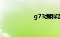 g73编程实例及解释