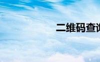 二维码查询在线查询