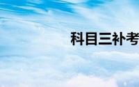 科目三补考费网上缴费