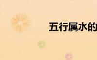 五行属水的字大全男孩