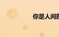 你是人间四月天寓意